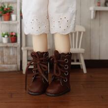 1Pair 1/6 Doll Shoes Leather Boots Versatile 30cm BJD Doll DIY Cute Accessories Princess Shoes Macaron Colored Toys Source Of Goods - Multicolor - View 5