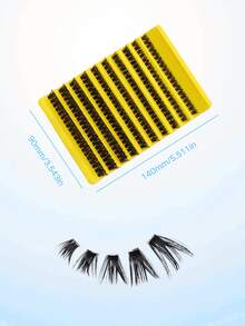 10ROWS 200PCS Lash Clusters 80D Volume DD Curl 10-16mm Big Voluminous, 3D Effect Individual Cluster Lashes 80D Wispy&Extra Thick&Halloween Dramatic&DIY, Long-Lasting Individual Lash Clusters -For Wedding&Dating&Travel&Party Glam, Loved For Gifts&Christmas&Halloween&New Year's, Must-Have! Lash Clusters, Eyelash Clusters, Individual Eyelashes, Lashes, Fake Lashes