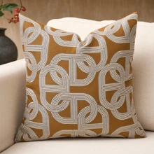 豪华装饰枕套套装，几何方形沙发垫套，现代客厅家居装饰编织枕套，无填充，适用于沙发、客厅、卧室、小屋，也可作为礼物