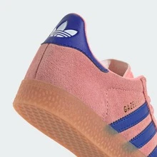 Adidas Gazelle Kids Sneakers, Comfortable Kids Shoe With Gum Bottom, Stylish Easy Lace Up Kids Sneaker For Daily Wear, ID6556 - 半粉紅火花/清醒藍/清醒藍 - 查看 9