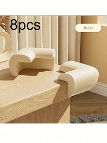 12/8/4 Stück Anti-Kollisions-Streifen, Eckenschutz, Möbel Anti-Kollisions-Wandaufkleber, Tischseitiger Weichschutz, Schutzkantenummantelung, Sicherheitsschutz Eckenschutz - Verschiedenfarbig - Übersicht 25