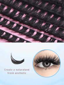 14ROWS 280PCS Individual Cluster Lashes Russian Volume 60D Curl D+, 8-16mm Big Voluminous, Christmas Dramatic False Eyelashes 0.07mm Wispy Curl D+&60D Cat Eye Lashes&Extra Fluffy&Dramatic&DIY, 3D Faux Mink Individual Eyelash Extension Kit -For Dating&Stage&Travel&Music Festival&Party, -For Christmas&Halloween&Spring Festival, Pick Lash Clusters, Eyelash Clusters, Individual Eyelashes, Lashes, Fake Lashes
