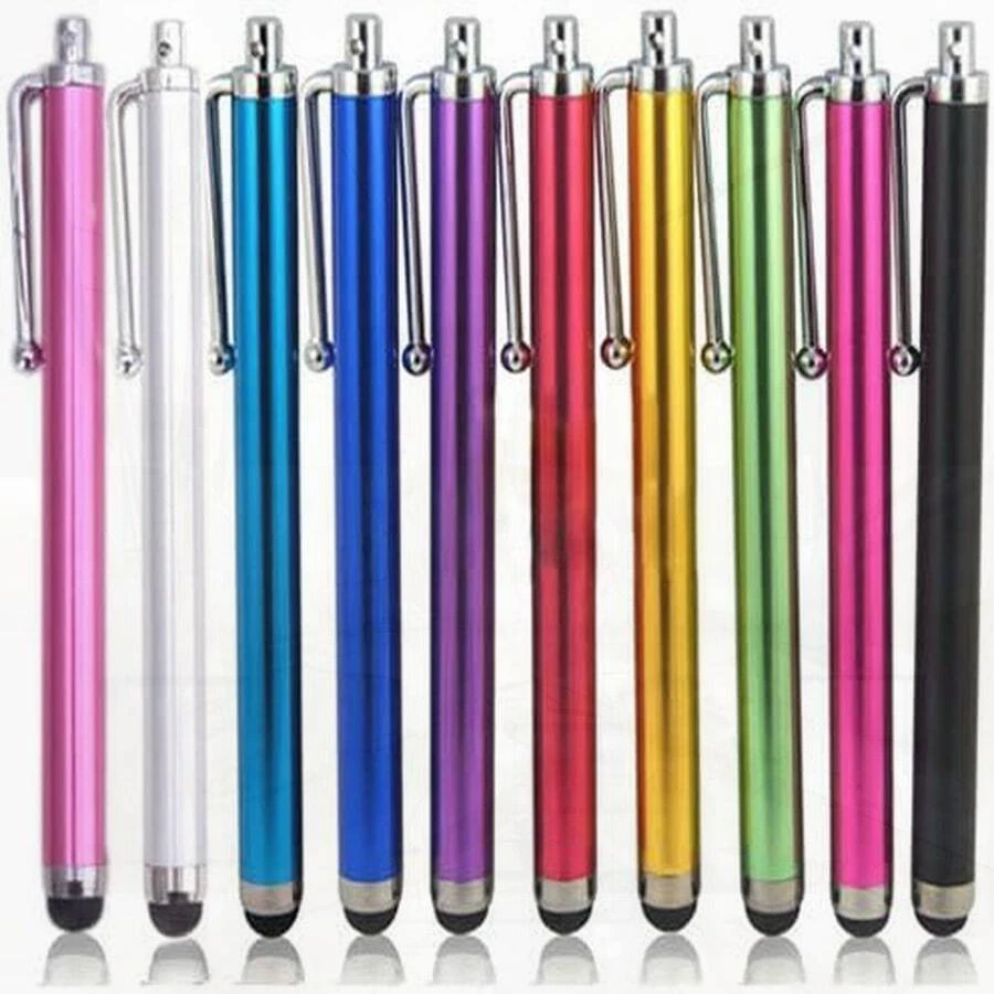 10 Pc Rainbow Capacitive Stylus Set For Touch Screen Tablets & Smartphones