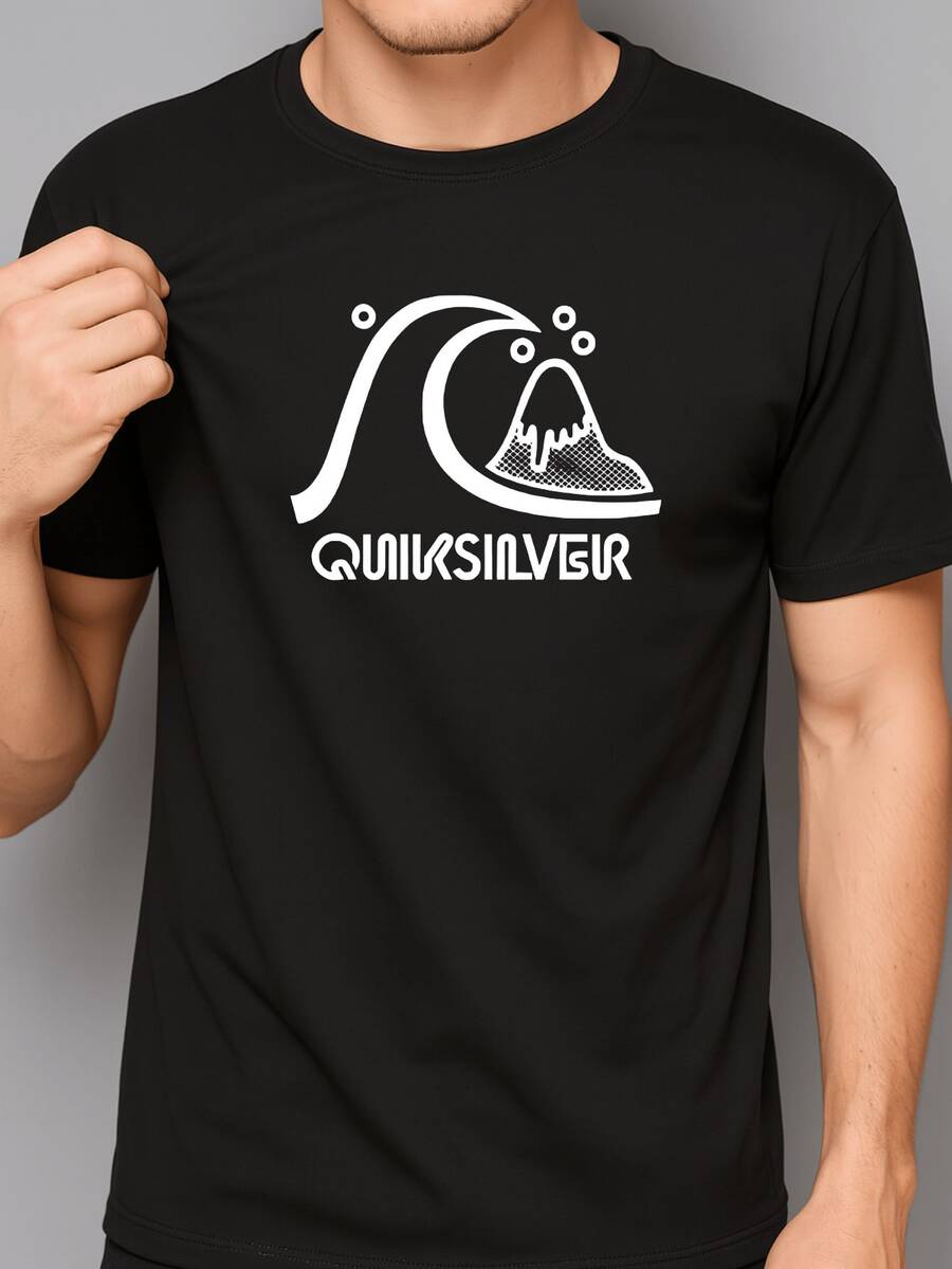 Camiseta Básica Masculina Algodão Confortável Alta Qualidade - Preto - Visão 1