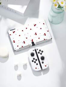 1 buah Casing Pelindung Motif Polkadot Ceri Lucu, Kompatibel dengan Switch 2 Baru (2025), Untuk Switch NS/Switch OLED/Lite, Cocok untuk Aksesori Konsol Game Switch 2, Paket Keluarga, Kantong Penyimpanan dengan Slot Kartu, Pelindung Switch, Hadiah Romantis untuk Pemain Switch - MultiWarna - View 4
