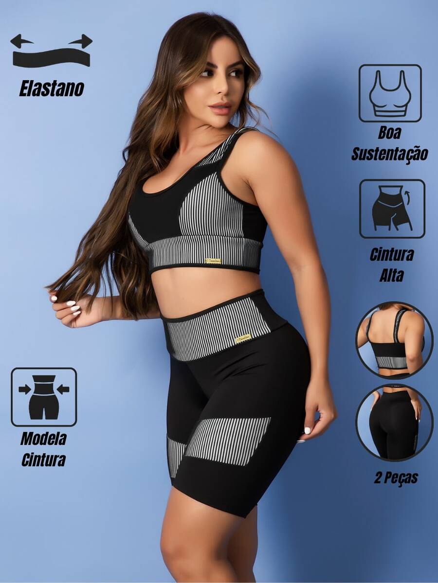 TARELLES Women Sports Sets - Blanco - Ver 1