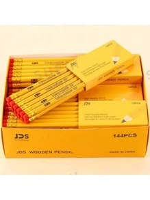 HB铅笔 木质20/12/6号铅笔 小学生素描绘画铅笔 带橡皮擦 跨境外贸文具笔 文具派对礼物 教师学习用品 旅行铅笔 儿童学习用品 可爱手写 幼儿园奖品 - 彩色 - 查看 1