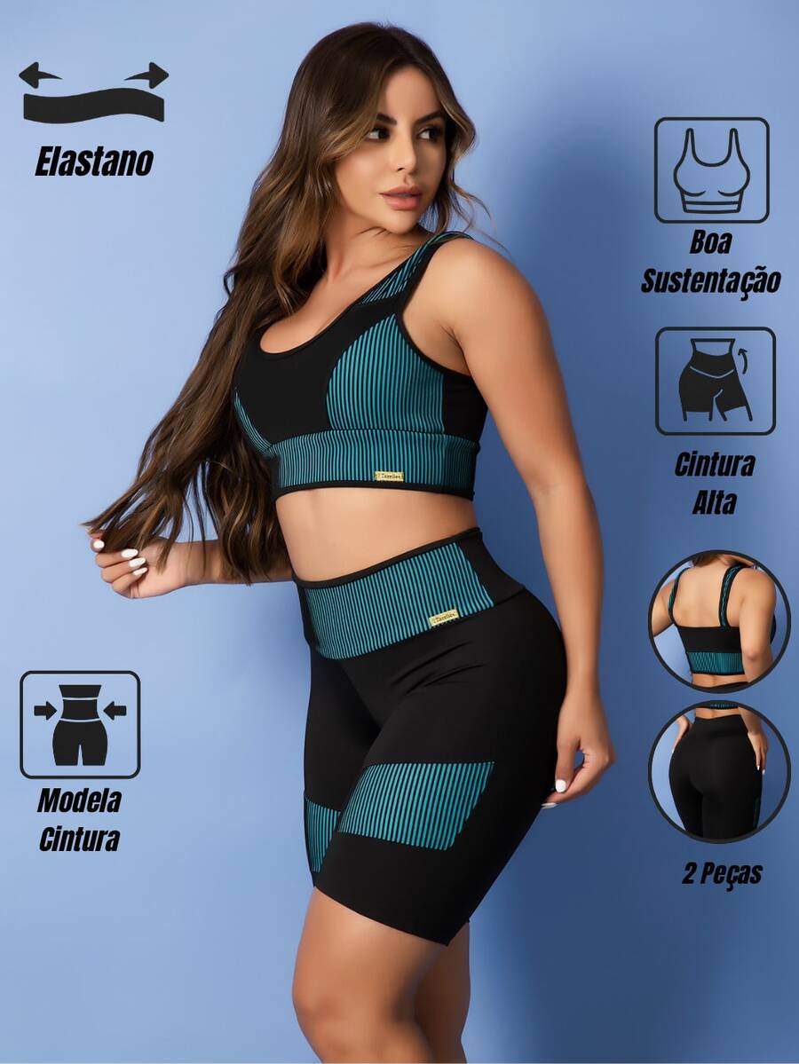 TARELLES Women Sports Sets - Azul - View 1