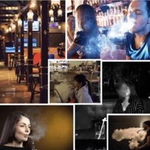 Shisha Hookah Narguile doble manguera salida moderna decorativo alta calidad fumador duradero cachimba para fumar tabaco y esencia diseño elegante accesorios narguile para reuniones y fiestas - Negro - Ver 6