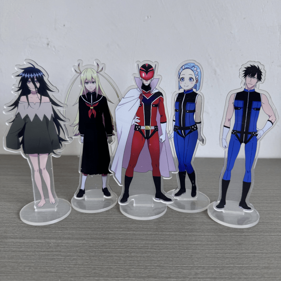 1 support acrylique géant de disqualification de l'anime Sentai - Décorations d'anime, décorations de table et de maison, cadeaux d'anniversaire parfaits pour les amis, cadeaux de rentrée scolaire