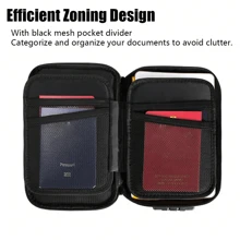 Back To School Small Season Passport ID Tote Organize Collection ID Bags Flame Resistant Handbag -Flame Resistant Organizer For Passport, ID, Cash, Small Items, Keys, Bank Cards, Portable Travel Storage Bag Small Storage Pouch, Battery Storage Pouch