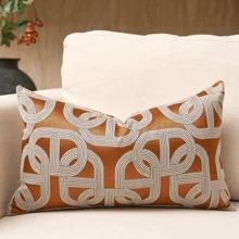 豪华装饰枕套套装，几何方形沙发垫套，现代客厅家居装饰编织枕套，无填充，适用于沙发、客厅、卧室、小屋，也可作为礼物