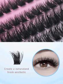 14ROWS 280PCS Individual Lash Clusters 80D Russian Volume D Curl 8-16mm Big Voluminous, Christmas Dramatic Individual Cluster Lashes 80D Cat Eye Lashes&Ultra Fluffy&Ultra Thick&Halloween Dramatic, Reusable False Eyelashes -For Wedding&Stage&Travel&Music Festival&Party&Night Out, Loved For Christmas&Halloween&Gifts&Spring Festival, Limited Lash Clusters, Eyelash Clusters, Individual Eyelashes, Lashes, Fake Lashes