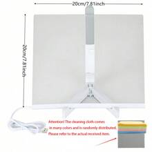 Acrylic Dry Erase Board With Led Light Up Dry Erase Board With Stand As A Glow Memo LED Letter Message Board Led Note Board White Board With 7 Color Pen For Office School Home,Back To School