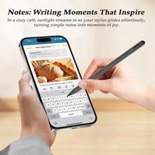 Stylus Pens For Touch Screens - Compatible With IPad, , Android,  - For Gaming, Typing, Browsing - Black