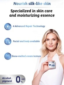 Vaseline Pro Derma Deep Nourishing Repair Cream, 4X Repair, Deep Nourishment, Moisturizing And Hydrating, Repairing Skin Barrier, Containing Probiotic Extract, Powerful Moisturizing Formula, Ceramide, 4 Types Of Hyaluronic Acid, Soothing And Protective, For Face And Body, Suitable For Dry And Sensitive Skin, Daily Care - Repair Cream - 查看 4