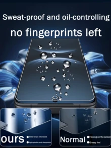 2pcs High Definition Durable & Easy To Install Tempered Glass Screen Protector, Compatible With Huawei/Honor Phones, Daily Anti-Scratch High Transparency High Hardness Screen Protector - White - View 4