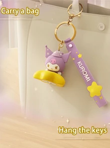 星光夜灯系列钥匙扣吊坠，可爱夜光钥匙扣，采用流行卡通人物造型，星形设计，发出柔和暖光，为您的钥匙、包包或背包增添俏皮可爱的气息。 - 彩色 - 查看 8