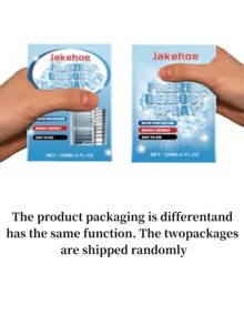 jakehoe 1pc/120ml Refrigerator Defrosting Spray, Effective Deicing, Fast Dissolving Ice And Frost, Anti-Icing, Melting Snow Cleaner, Suitable For Refrigerators, Freezers, Car Windows, Faucets, Easy To Use, Just Spray, Random Delivery Of New And Old Models