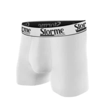 KIT 6 MEN'S ADULT BOXER PANTIES - trắng - Xem 2