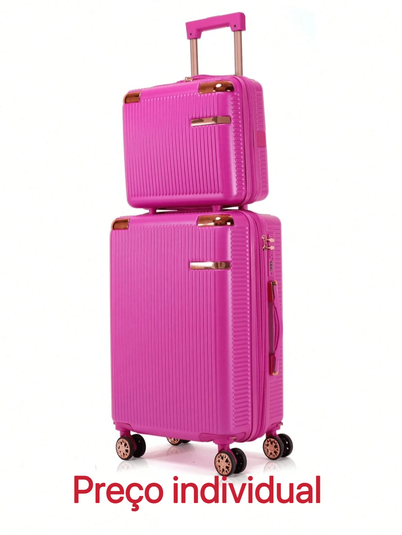 New Model Travel Suitcase !! - 粉色 - 查看 1