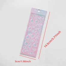 Set de 12 pegatinas Goo-Ka lindas, pegatinas de planificador brillantes y holográficas de estilo coreano, pegatinas decorativas de celebridades de dibujos animados