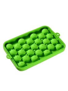 1 Piece 25-Cell Silicone Ice Cube Tray, Small Ice Ball Mold, Whisky Ice Cube Tray, With Lid Fruit Ice Cube Mold, Grape-Shaped Handmade Soap Mold, Household Ice Cube Maker, Suitable For Home Use In Summer, Juice Ice Cube Tray, Refrigerator Ice Cube Tray, Freezing, Party, Travel, Wedding, Birthday, Kitchen, Storage, Outdoor, Halloween, Christmas, Thanksgiving Supplies, Ice Cube Tray, Ice Maker, Kitchen Accessory