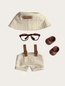 专为拉布布设计的时尚服装系列，适用于17厘米吊坠娃娃。多种颜色和款式可选，可搭配多色工装短裤、夏季帽子、眼镜和靴子，或购买全套。适用于第一代/第二代人偶，是生日、周年纪念日或节日庆典的完美礼物。 - 彩色 - 查看 7