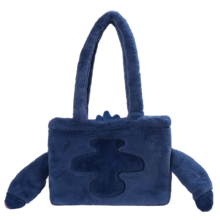 1PC Disney Officially Licensed Stitch Bag Cute Plush Bag Cuddly Toy Collectible Packs Purse Zipper Cosmetic Bag For Casual Work Shopping Commute Party School Season Present To Best Friends Students Classmates Couples