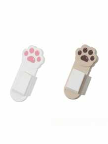 1pc Adorable Cat Paw Toilet Seat Cover Lifter, Touchless Toilet Lid, Flip Cover Handle Raiser, Bathroom Accessory