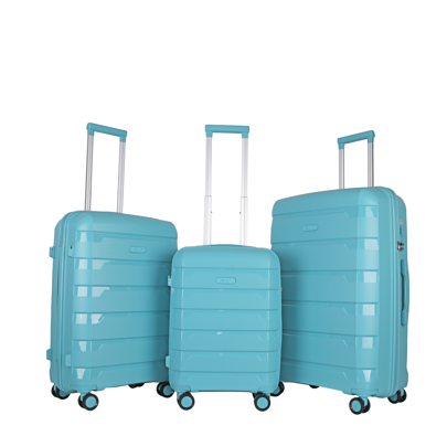  JLY Lightweight Polypropylene Luggage Set – 3 Sizes For Every Journey | Spinner Wheels, TSA Lock, Shock-Resistant Shell