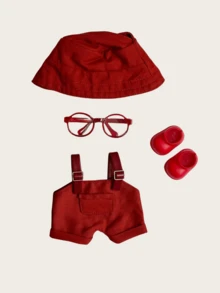 专为拉布布设计的时尚服装系列，适用于17厘米吊坠娃娃。多种颜色和款式可选，可搭配多色工装短裤、夏季帽子、眼镜和靴子，或购买全套。适用于第一代/第二代人偶，是生日、周年纪念日或节日庆典的完美礼物。 - 彩色 - 查看 12