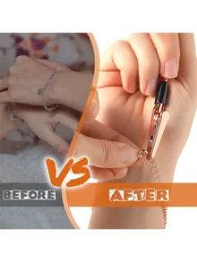 1pc Hand Chain Bracelet Clasp Holder, Bracelet Accessory Wearing Assist Tool, Multi-Functional Bracelet Clip, Easy To Wear Without Help, Compact And Convenient, Bracelet Wearing Tool