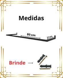 Kit 3 Arara de Parede 80cm Cabideiro Organizador de Roupas Loja Closet Quarto Cabide