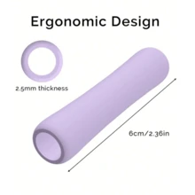 2 件铅笔握把，硅胶人体工学设计套筒支架，兼容 Apple Pencil 礼物，适合送给母亲、家人、朋友、生日、节日的手写笔 - 彩色 - 查看 4