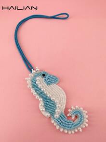 HAILIAN Bộ mặt dây chuyền hình sinh vật biển đính hạt, bao gồm cá voi, rùa, ngọc trai, cá voi đính ngọc trai và rùa đính đá. Có thể dùng làm phụ kiện túi xách, móc khóa hoặc làm quà tặng nhỏ cho gia đình, bạn bè và người thân yêu vào dịp sinh nhật, ngày lễ và các buổi lễ ở trường. Chất liệu: Hạt cườm, ngọc trai khảm, ngọc trai đính thủ công. - Nhiều màu - Xem 9