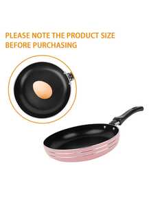 Bộ nồi chảo chống dính 6,5 inch, màu hồng dễ thương, thích hợp cho việc nấu ăn hàng ngày và chuẩn bị thức ăn cho bé. Vui lòng xác nhận kích thước trước khi mua. - Nhiều màu - Xem 3