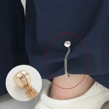 1 件/5 件/10 件磁性按扣，用于裤腿和袖子的开衫紧固件，可拆卸，无需钉子或缝纫，用于缩短和收紧的金属夹 - 彩色 - 查看 8