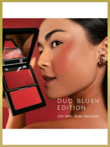Edition Duo Blush 10.2g (Has Two Blush Options, One Powder And One Creamy) Océane - Punch Paint - View 6