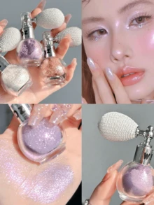 Bình xịt phấn highlight, Bình xịt phấn đa năng nâng cấp, Bình xịt phun sương cổ điển, Bình thủy tinh phun phấn sáng bóng có thể nạp lại, Hoàn hảo cho du lịch và trang trí nhà cửa (Bình rỗng không có phấn), Đồ dùng du lịch thiết yếu Đồ dùng học tập Cắm trại ngày lễ Đồ dùng du lịch thiết yếu Phụ kiện đi nghỉ Nước hoa mini Nước hoa nữ Bình đựng nước hoa nam. - Xem 1