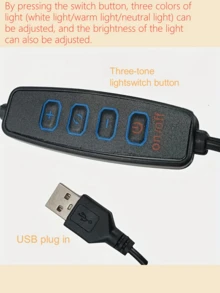 2 套现代台灯，可调光螺旋床头灯，3 色 10 亮度 LED 台灯，适用于卧室、客厅、办公室 - 黑色B款 - 查看 7