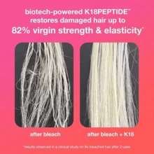 3pcs K18 Leave-In Molecular Hair Mask, Repairs Dry Or Damaged Hair, Reverse Hair Damage From Bleach, Color, Chemical Services & Heat - 3pc - 查看 2