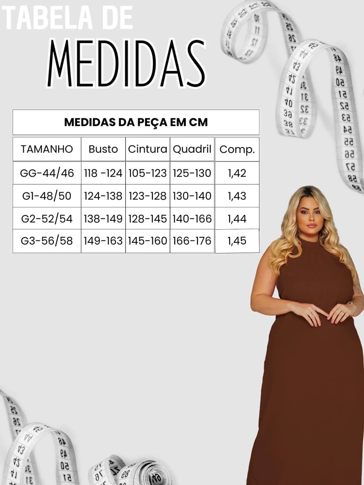 Vestido Longo Plus Size Elegante Frente Única Soltinho Faixa Amarração Liso Casamento Madrinha Convidada - Preto - Visão 8