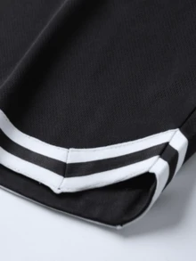 Men's Basketball Style Bermuda Shorts, Sporty, Casual, Stylish, Plain, Dry Fit, Loose Fit, Summer, Workout, Gym - 藍色 - 查看 4