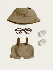 专为拉布布设计的时尚服装系列，适用于17厘米吊坠娃娃。多种颜色和款式可选，可搭配多色工装短裤、夏季帽子、眼镜和靴子，或购买全套。适用于第一代/第二代人偶，是生日、周年纪念日或节日庆典的完美礼物。 - 彩色 - 查看 16