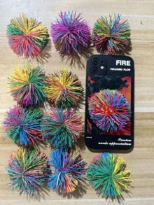 2 件/4 件/6 件/8 件迷你感官玩具套装 - 球、弹力球、彩虹绒球和粘球减压玩具 - 节日派对礼物！塑料球、摇摆球套装、弹力球、青少年圣诞礼物、感官玩具、球、弹力球、感官玩具、减压球 - 彩色 - 查看 4