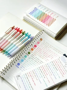 4 支彩色 0.5 毫米凝胶笔套装香薰笔 3D 水果图案草莓和葡萄南瓜万圣节配色方案签名笔，书写绘图手册办公室学校，适用于办公室、会议、学习笔记、书法、突出显示标记、返校、万圣节礼物 - Pink series - Scented Pens (4 pieces) - 查看 2