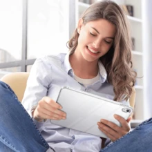 Clear Case For IPad (A16) 11th Generation 2025 11-Inch/10th Generation 2022 10.9 Inch, Lightweight Soft TPU, Anti-Scratch Ultra Slim Protective Tablet Cover, Shockproof Impact Resistant, Clear - 無色 - 查看 6