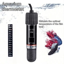 1pc USB Aquarium Heater With Temperature Sticker, Made Of Quartz Explosion-Proof Material, Mini Quartz Glass Tropical Fish Automatic Thermostat, 10W Design, Suitable For Aquarium And Home Fish Tank, Stops Heating When Water Reaches 26°C To Protect Fish Health