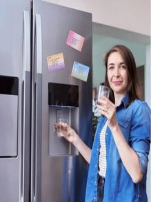 50/150 件渐变色多色计划便签，个性化记事本，横向版本，适合学生、办公室工作人员、家庭使用、学校用品、返校用品、办公用品、办公桌配件、返校配件、办公与学习用品 > 笔记本与书写板 > 便签